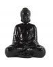 boudha assis noir 37cm