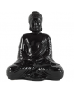 boudha assis noir 37cm