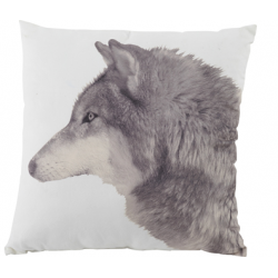 coussin loup 45x45cm