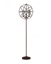 gyro floor lamp at rust 48x177x46cm