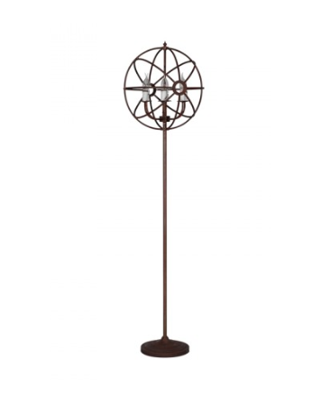 gyro floor lamp at rust 48x177x46cm