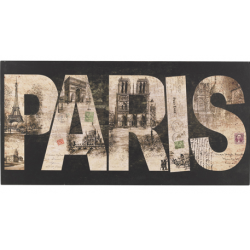 plaque paris 60x30cm