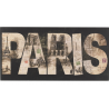 plaque paris 60x30cm