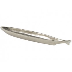 ravier à olives poisson alu nickel 31cm