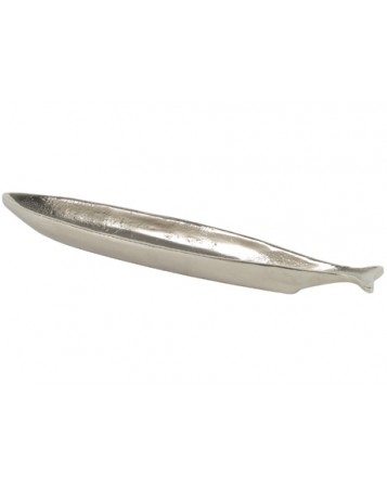 ravier à olives poisson alu nickel 31cm