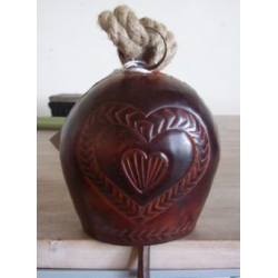 cloche coeur double