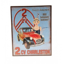plaque22x28 2cv charleston