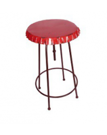 table haute plateau capsule rouge 60cm