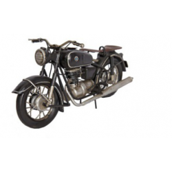 moto noire 2 selles