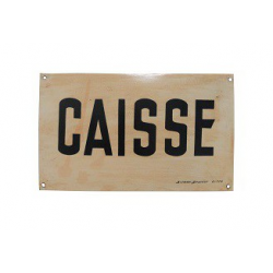 panneau caisse