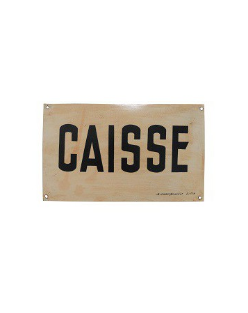 panneau caisse
