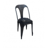chaise fer noir antique