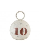 poids 10 boule blanche 15cm
