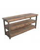 axel media console natural 150x68x45cm