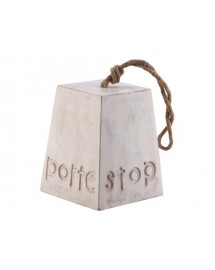 stop porte blanc 21cm