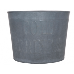 bassine a glace zinc 33cm