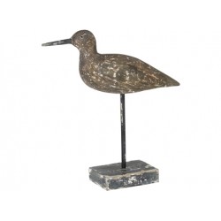 mouette s/socle bois 27cm