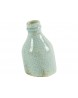 vase bouteille turquoise