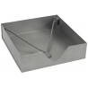 porte serviettes zinc 18x18cm