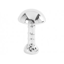 champignon argent d9xh13.6 cm