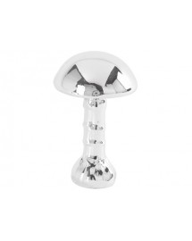 champignon argent d9xh13.6 cm