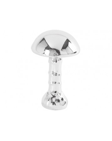 champignon argent d9xh13.6 cm