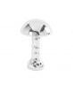 champignon argent d9xh13.6 cm