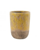 pot amanda jaune D16.5 x 21.5 cm