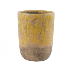 pot amanda jaune D16.5 x 21.5 cm