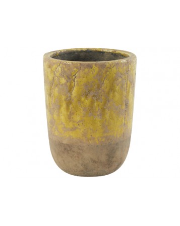 pot amanda jaune D18.5  x 17.5 cm