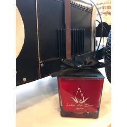bougie parfumee figue carré rouge grand collection
