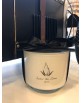 bougie parfumée patchouli rond blanc grand collection