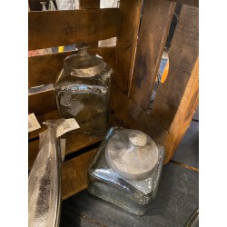 pot verre bouchon métal