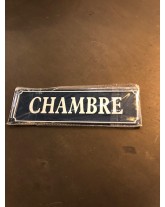 set 3 plaques bleu chambre toilettes salle de bain