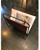 porte revue cuir