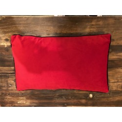 coussin cerise