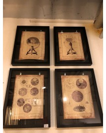 frames A4 clock set/4