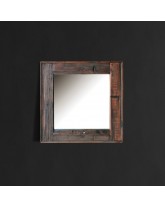axel mirror wood naturel 130x130