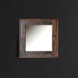 axel mirror wood naturel 130x130