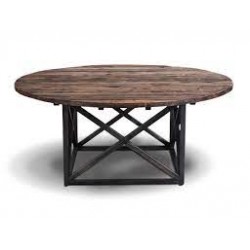 axel round dining table natural 120x76x120cm