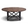 axel round dining table natural 120x76x120cm