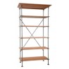 biblioteque bois et metal 183x97x53