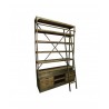 etagere bois metal avec echelle 245x160x45