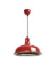 suspension metal rouge