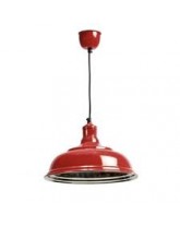 suspension metal rouge