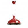 suspension metal rouge