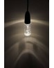 textile pendant black LED clear