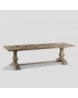 table de repas 280x100x78 bois naturel 