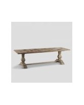 table de repas 280x100x78 bois naturel 