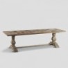 table de repas 280x100x78 bois naturel 
